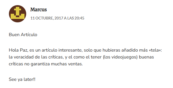 Comentario 4